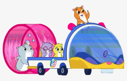 The Zhuzhus In Their Hamsterbus - Cartoon, HD Png Download, Free Download