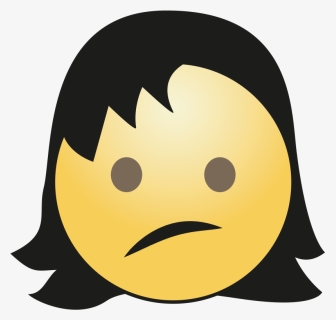 Hair Girl Emoji Png Image - Portable Network Graphics, Transparent Png, Free Download