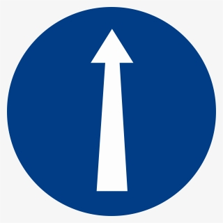 Malaysia Road Sign-go Straight - Intersection Lines Objects Examples, HD Png Download, Free Download