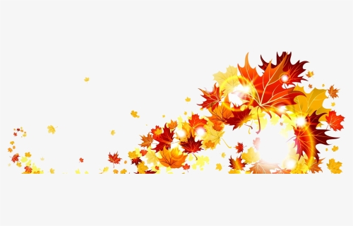 Transparent Fall Leaves Border, HD Png Download, Free Download