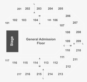 K Rock Centre Seating Chart, HD Png Download, Free Download
