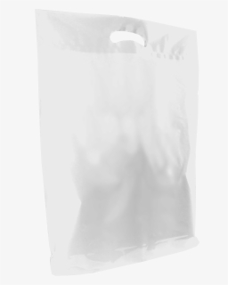 White Large Die Cut Plastic Bag Clipart , Png Download - Tote Bag, Transparent Png, Free Download