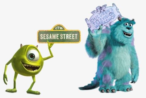 Sesame Street Is A Production Of, The “children’s Television - Sully Monsters Inc Png, Transparent Png, Free Download