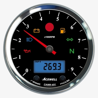 Ca085 Classic Tachometer 85mm - Speedometer, HD Png Download, Free Download