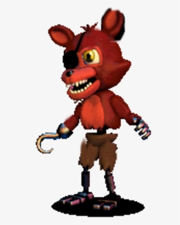 Fixed Adventure Foxy V2 Freetoedit - Fnaf World Ignited Foxy, HD Png Download, Free Download