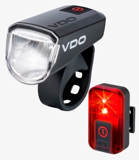 Vdo Eco M30 Front & Rear Light Set - Mtb Rücklicht Vdo, HD Png Download, Free Download