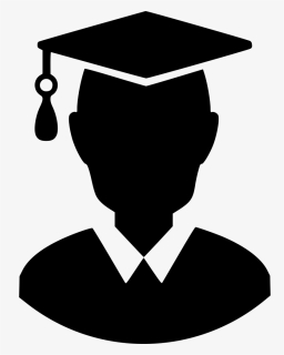 Graduate - Man With Graduation Cap Clipart, HD Png Download, Free Download