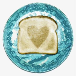 Copy Of Love Toast On A Willow Pattern Plate, HD Png Download, Free Download