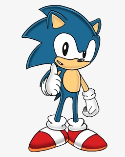Sonic The Hedgehog Clipart Classic - Classic Sonic The Hedgehog Character, HD Png Download, Free Download
