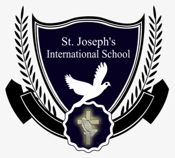 St Joseph International School Png - Black Shield Logo Png, Transparent Png, Free Download