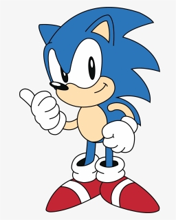 Upzgwp8 - Classic Sonic Thumbs Up, HD Png Download, Free Download