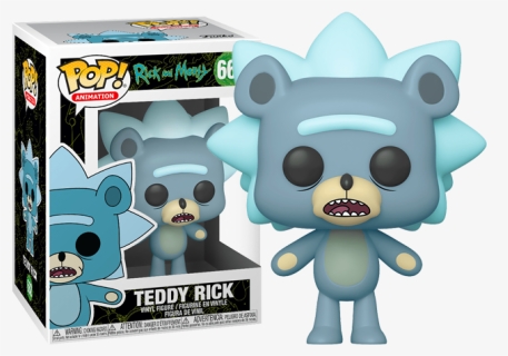 Figure Funko Pop Teddy Rick - Funko Pop Rick And Morty, HD Png Download, Free Download