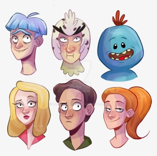 Rick And Morty Doodles By Raposaboba Rick And Morty - Cartoon, HD Png Download, Free Download