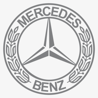 Mercedes Drawing Symbol - Mercedes Benz Old Logo, HD Png Download, Free Download