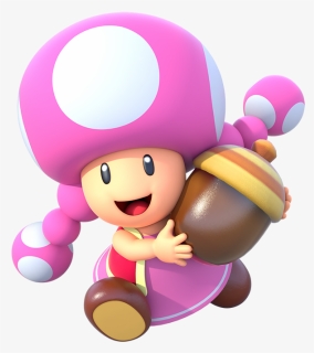 Star Rush , Png Download - Mario Bros Pink Toad, Transparent Png, Free Download