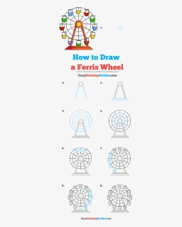 How To Draw Ferris Wheel - Streekpersoneel, HD Png Download, Free Download