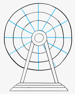 How To Draw Ferris Wheel - Circle, HD Png Download, Free Download