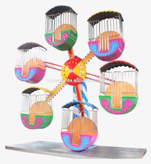Mini Ferris Wheel Kiddie Rides Children Playground - Graphic Design, HD Png Download, Free Download