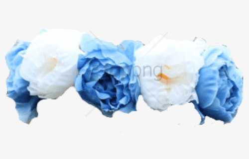 Free Png Download Blue Flower Crown Transparent Png - Transparent Background Blue Flower Crown, Png Download, Free Download