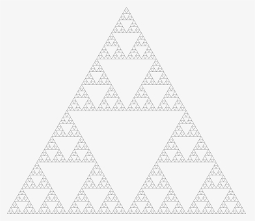 Sierpinski Gasket Clip Arts - Triangle, HD Png Download, Free Download
