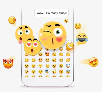 Thousands Of Funny Emojis Make The Conversation More - Smiley, HD Png Download, Free Download