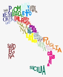 Map Of Italy - Graphic Design, HD Png Download, Free Download