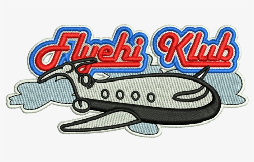 Fly-hi Plane Logo Digitizing - Cartoon, HD Png Download, Free Download