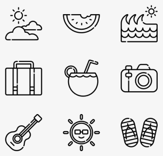 Hawaii Outline Png - Food Menu Icon Vector, Transparent Png, Free Download