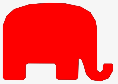 Republican Elephant Red, HD Png Download, Free Download