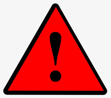 Red Warning Sign Png - Warning Light Clipart, Transparent Png, Free Download
