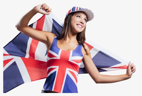 Girl Holding A Flag , Png Download - Official Uk Top 40 Singles Chart 07.02 2020, Transparent Png, Free Download