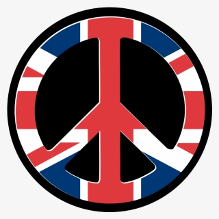 Uk Flag Peace Symbol Wordpress Peacesymbol - Flag Of The United Kingdom, HD Png Download, Free Download