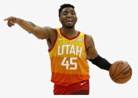 Donovan Mitchell Transparent Background Png - Player Transparent Background Nba Png, Png Download, Free Download