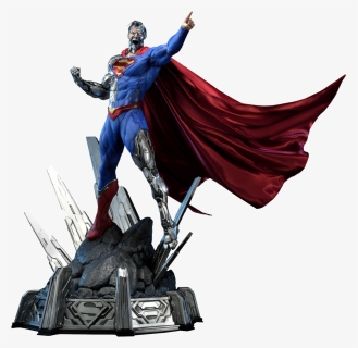 Cyborg Superman 1/3 Scale Statue - Cyborg Superman Prime One Statue, HD Png Download, Free Download