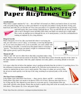 Makes Paper Airplanes Fly, HD Png Download, Free Download