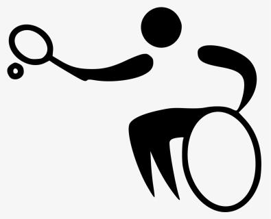 Wheelchair Tennis Clipart, HD Png Download, Free Download