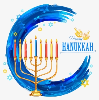 Transparent Hanukkah Hanukkah Menorah For Happy Hanukkah - Hanukkah, HD Png Download, Free Download