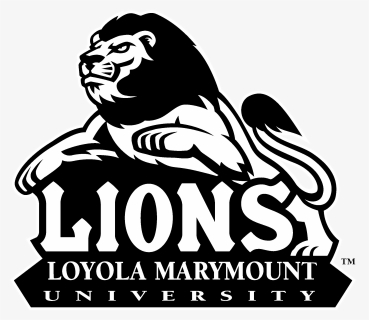 Lmu Lions Logo Black And White - Logo Loyola Marymount University, HD Png Download, Free Download