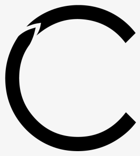 Severed Ouroboros - Print The Letter C, HD Png Download, Free Download