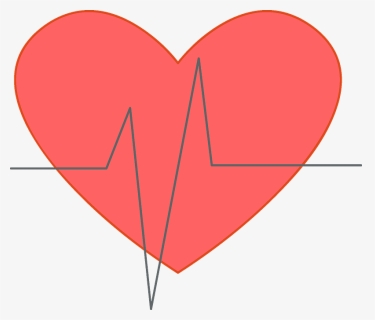 Heartbeat Clipart - Heart, HD Png Download, Free Download