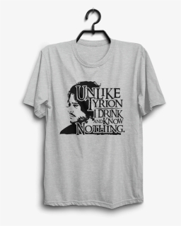Jon Snow T-shirt - Beer T Shirt, HD Png Download, Free Download