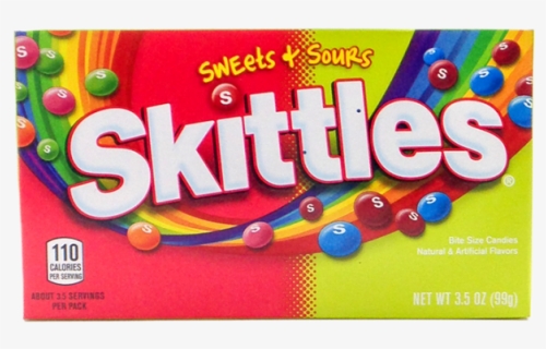 Skittles Sweets & Sours Theater Box "  Title="skittles - Skittles, HD Png Download, Free Download
