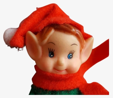Vintage Christmas Elf Knee Hugger Likely The Elf On - Figurine, HD Png Download, Free Download