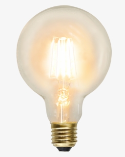 Led Lamp E27 G95 Soft Glow - Bulb Bayonet, HD Png Download, Free Download