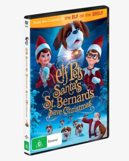Santa’s St - Elf Pets Santas Saint Bernards, HD Png Download, Free Download