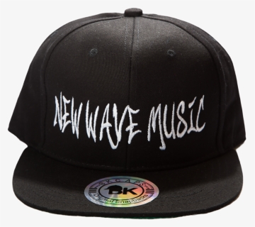 New Wave Music Black Snapback , Png Download - Baseball Cap, Transparent Png, Free Download