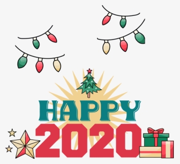 Transparent New Year 2020 Christmas Eve Christmas Plant - Wishes New Year 2020 Transparent, HD Png Download, Free Download