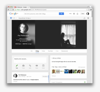 Google Profile - Views Google Plus Profile, HD Png Download, Free Download
