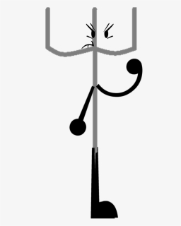 Transparent Pitch Fork Clipart - Bfdi Fork, HD Png Download, Free Download