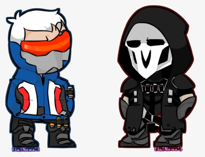 Transparent Reaper Drawing Easy Overwatch, Picture - Cartoon, HD Png Download, Free Download